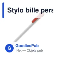 Stylo bille personnalisable en ABS blanc opaque avec logo - Futurepoint - Miniature 5