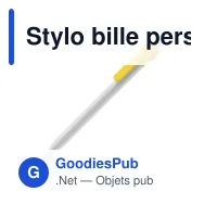 Stylo bille personnalisable en ABS blanc opaque avec logo - Futurepoint - Miniature 6