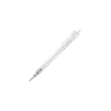 Variante Transparent Blanc - Stylo bille personnalisable en ABS transparent avec logo - Futurepoint