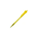Variante Transparent Jaune - Stylo bille personnalisable en ABS transparent avec logo - Futurepoint