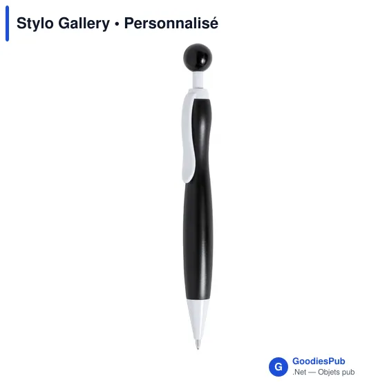 Stylo bille personnalisable avec logo pour entreprises - Modèle Gallery - Image 1