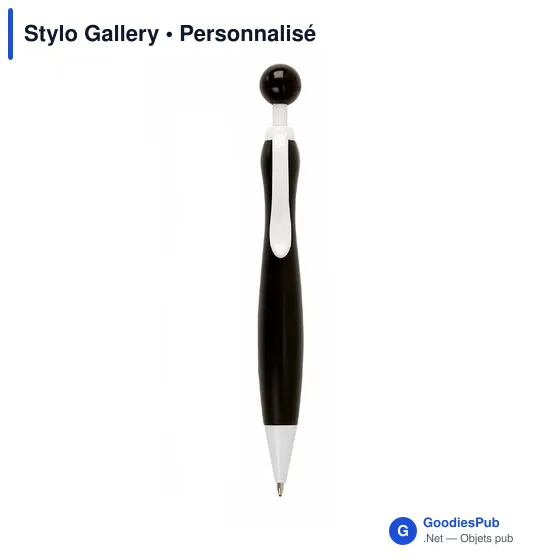 Stylo bille personnalisable avec logo pour entreprises - Modèle Gallery - Image 2