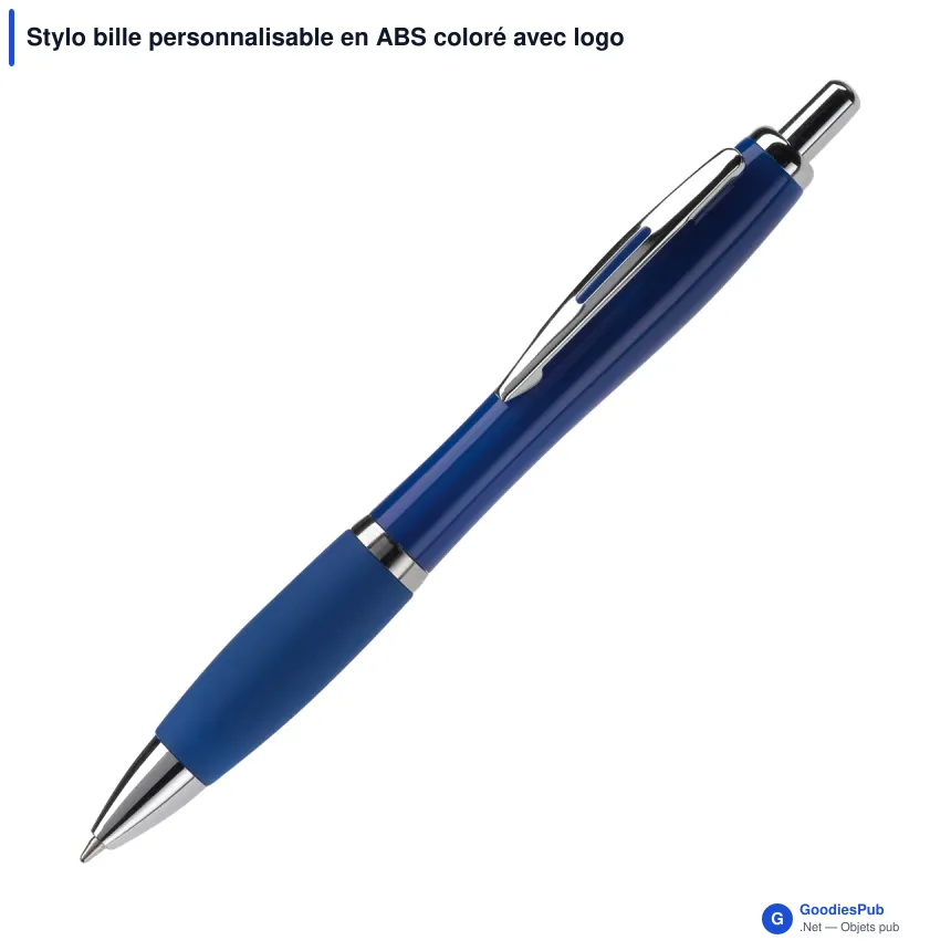 Stylo bille personnalisable en ABS coloré avec logo - Hawaï opaque - Image 4