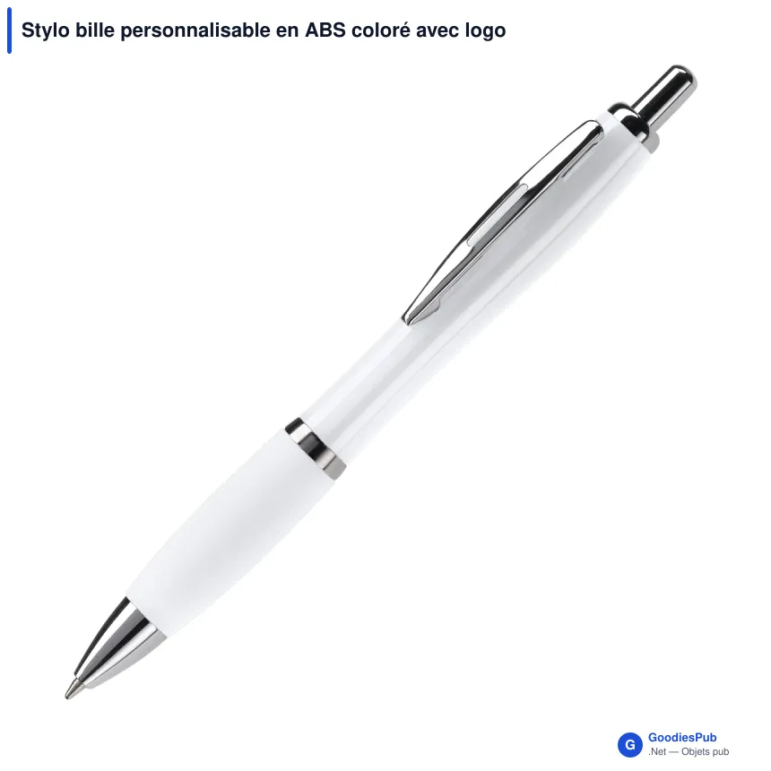 Stylo bille personnalisable en ABS coloré avec logo - Hawaï opaque - Image 5