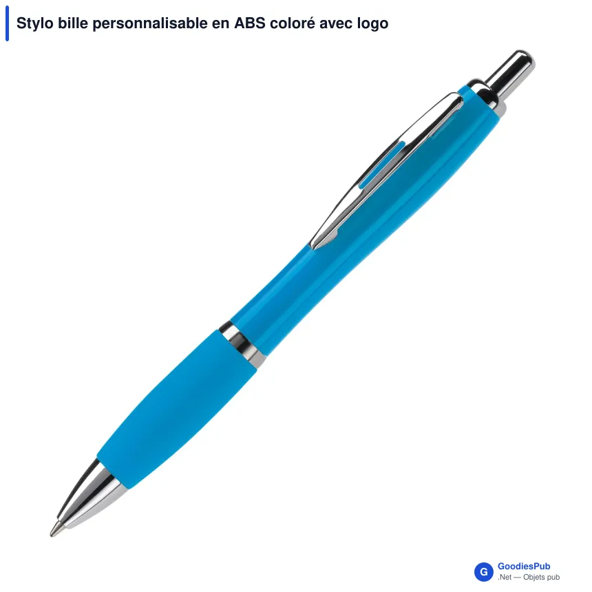 Stylo bille personnalisable en ABS coloré avec logo - Hawaï opaque - Image 6