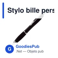 Stylo bille personnalisable en ABS coloré avec logo - Hawaï opaque - Miniature 8