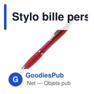 Stylo bille personnalisable en ABS coloré avec logo - Hawaï opaque - Miniature 9