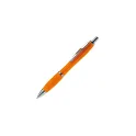 Variante Orange - Stylo bille personnalisable en ABS coloré avec logo - Hawaï opaque