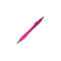 Variante Rose - Stylo bille personnalisable en ABS coloré avec logo - Hawaï opaque