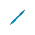 Variante Bleu clair - Stylo bille personnalisable en ABS coloré avec logo - Hawaï opaque