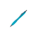 Variante Transparent Bleu clair - Stylo bille personnalisable en ABS transparent avec logo - Hawaï