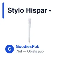 Stylo Hispar - Miniature 8