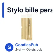 Stylo bille personnalisable en bambou avec logo - Stylo Holan - Miniature 2