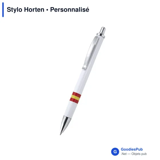 Stylo à bille personnalisable Horten avec logo - Image 2