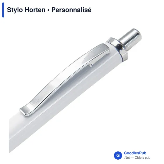 Stylo à bille personnalisable Horten avec logo - Image 3