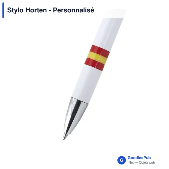 Stylo à bille personnalisable Horten avec logo - Image 4