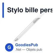 Stylo bille personnalisable en PLA givré avec logo - Stilolinea Ingeo Pen Clear - Miniature 4