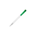 Variante Vert givré - Stylo bille personnalisable en PLA givré avec logo - Stilolinea Ingeo Pen Clear