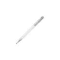 Variante transparent givré - Stylo bille personnalisable en PLA givré avec logo - Stilolinea Ingeo Pen Clear