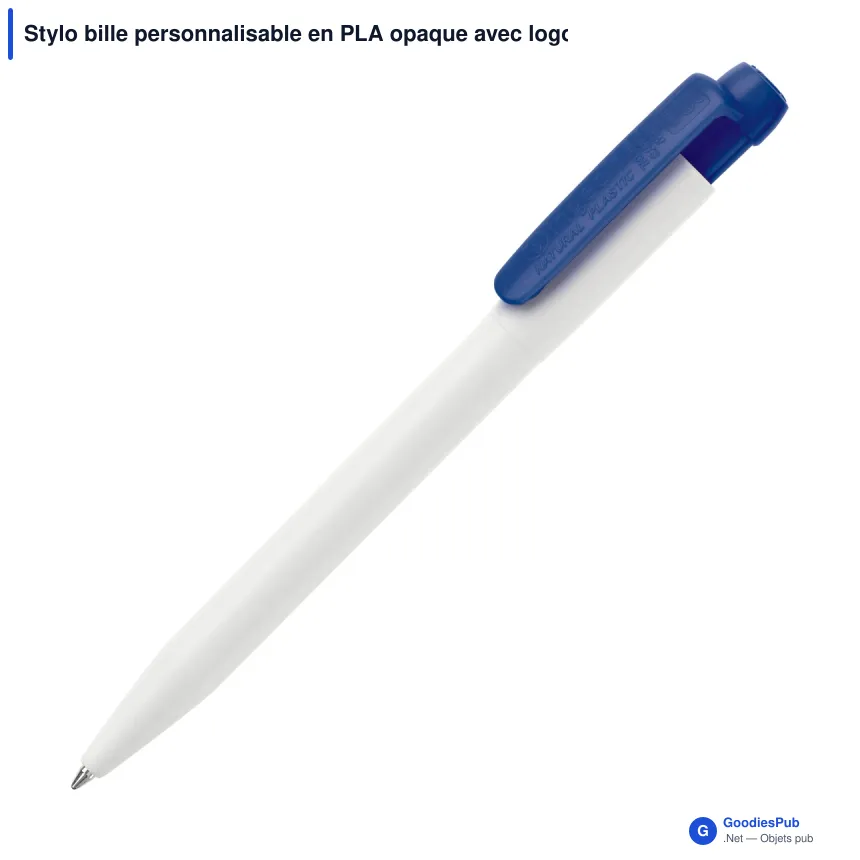 Stylo bille personnalisable en PLA opaque avec logo - Stilolinea Ingeo Pen - Image 4
