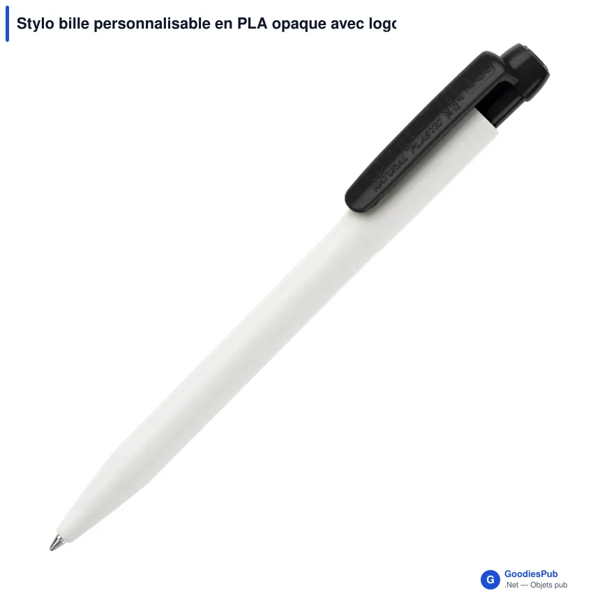 Stylo bille personnalisable en PLA opaque avec logo - Stilolinea Ingeo Pen - Image 6