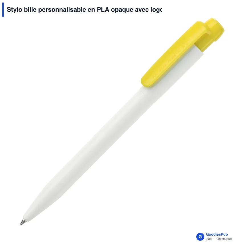 Stylo bille personnalisable en PLA opaque avec logo - Stilolinea Ingeo Pen - Image 7
