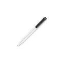Variante Blanc / Noir - Stylo bille personnalisable IProtect aux ions de zinc avec logo - Stilolinea