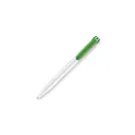 Variante Blanc / vert - Stylo bille personnalisable IProtect aux ions de zinc avec logo - Stilolinea