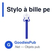 Stylo à bille personnalisable Karsol avec logo - Rouge - Miniature 10