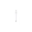 Variante blanc - Stylo à bille personnalisable Karsol avec logo - Rouge
