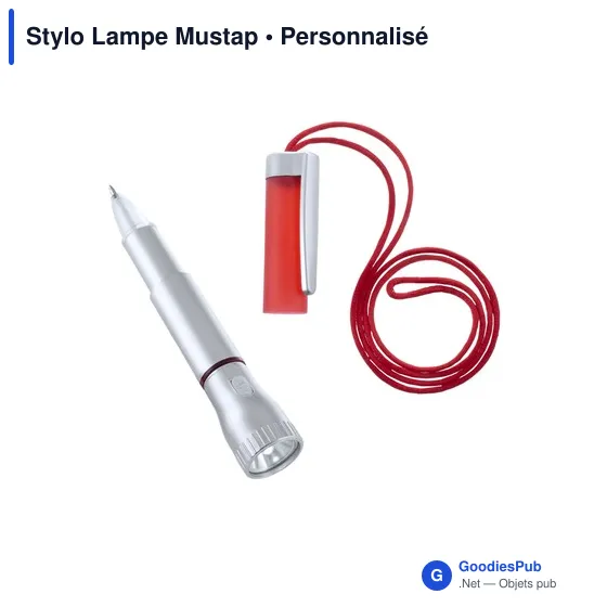 Stylo personnalisé avec logo - Lampe de poche intégrée - Image 11