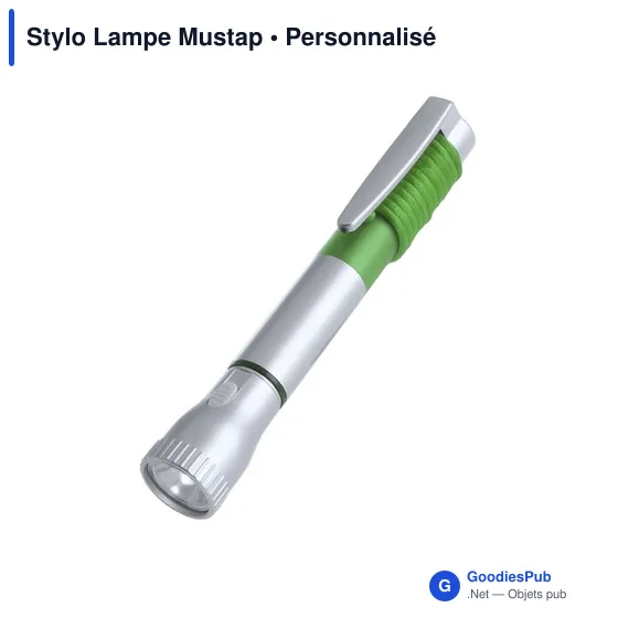 Stylo personnalisé avec logo - Lampe de poche intégrée - Image 7