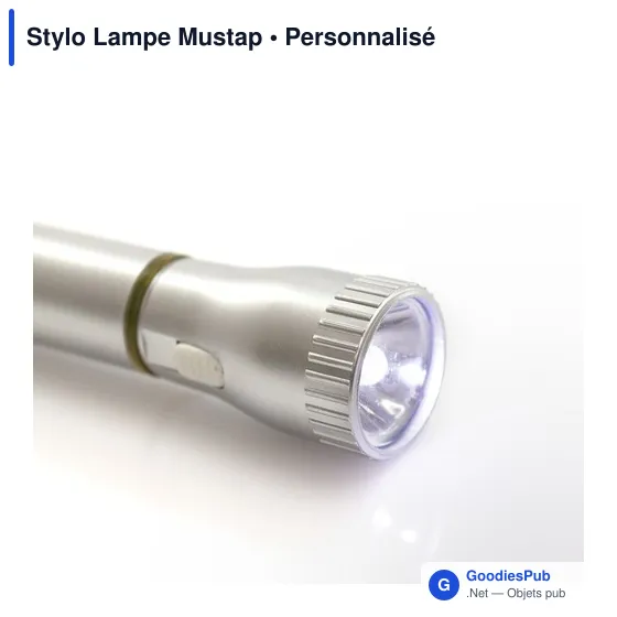 Stylo personnalisé avec logo - Lampe de poche intégrée - Image 9