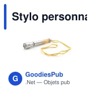 Stylo personnalisé avec logo - Lampe de poche intégrée - Miniature 10