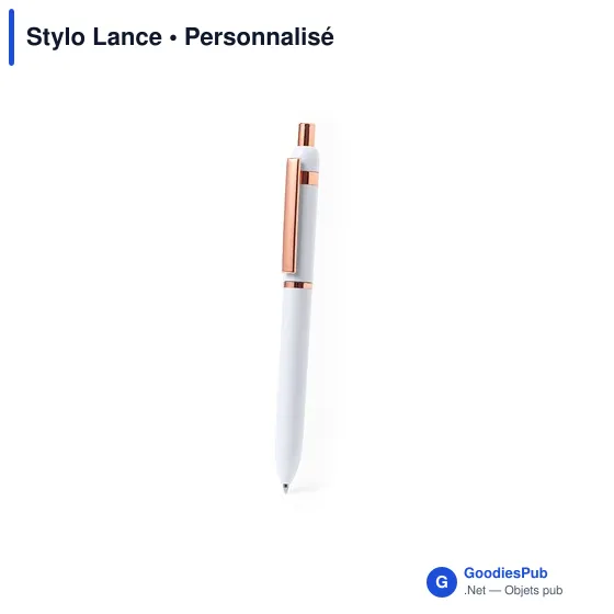 Stylo bille personnalisable en aluminium noir avec logo - Image 4