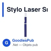 Stylo multifonction personnalisable avec logo - Stylo Laser Snarry - Miniature 1