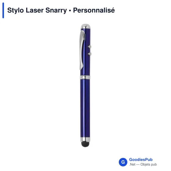 Stylo multifonction personnalisable avec logo - Stylo Laser Snarry - Image 1