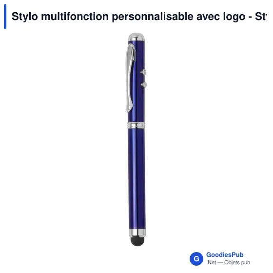 Stylo multifonction personnalisable avec logo - Stylo Laser Snarry - Image 2