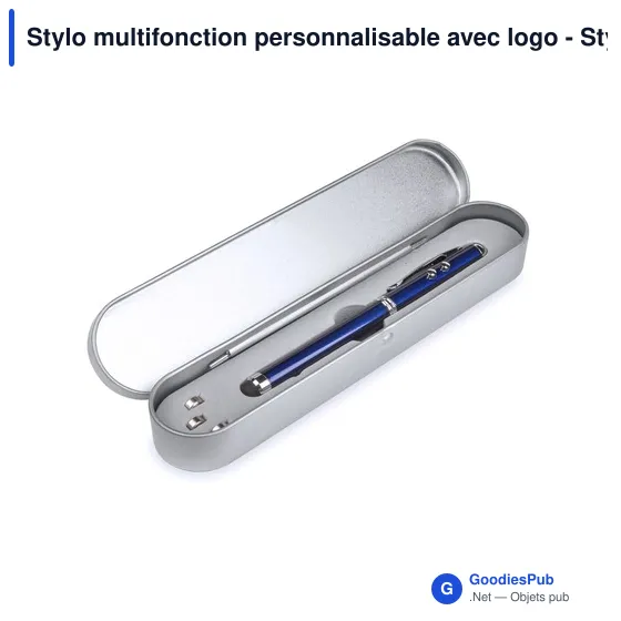 Stylo multifonction personnalisable avec logo - Stylo Laser Snarry - Image 11