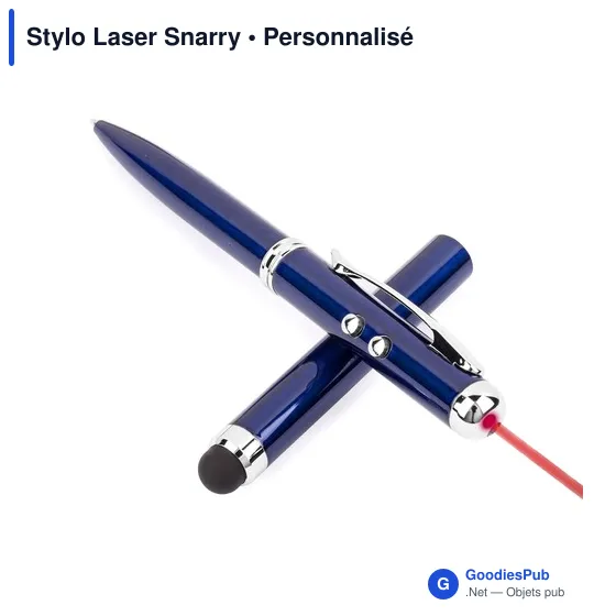Stylo multifonction personnalisable avec logo - Stylo Laser Snarry - Image 4