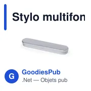 Stylo multifonction personnalisable avec logo - Stylo Laser Snarry - Miniature 7
