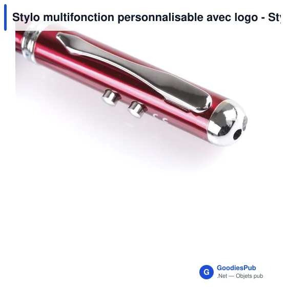 Stylo multifonction personnalisable avec logo - Stylo Laser Snarry - Image 8