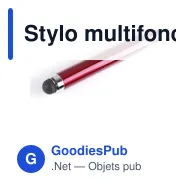 Stylo multifonction personnalisable avec logo - Stylo Laser Snarry - Miniature 9
