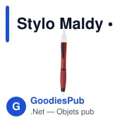 Stylo Maldy - Miniature 1