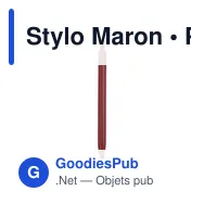 Stylo Maron - Miniature 2
