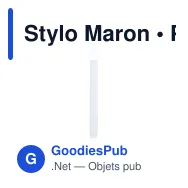 Stylo Maron - Miniature 7