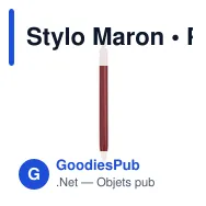 Stylo Maron - Miniature 9