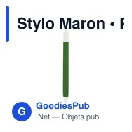 Stylo Maron - Miniature 10
