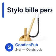 Stylo bille personnalisable avec logo - Modèle Nature - Miniature 1