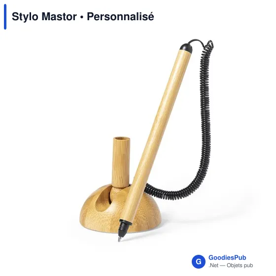 Stylo bille personnalisable avec logo - Modèle Nature - Image 1